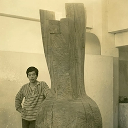 太陽と地（神代欅）